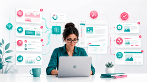 Marketer using ContentEngine to turn real-time events, research, and source material into web, social, and email content